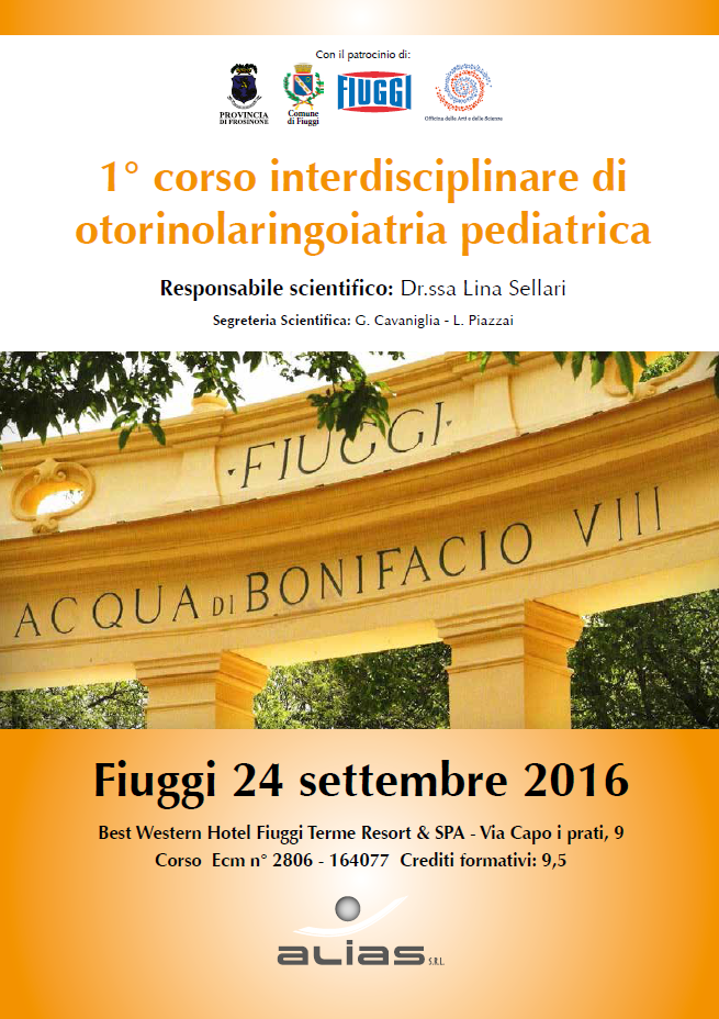 1° corso interdisciplinare di otorinolaringoiatria pediatrica