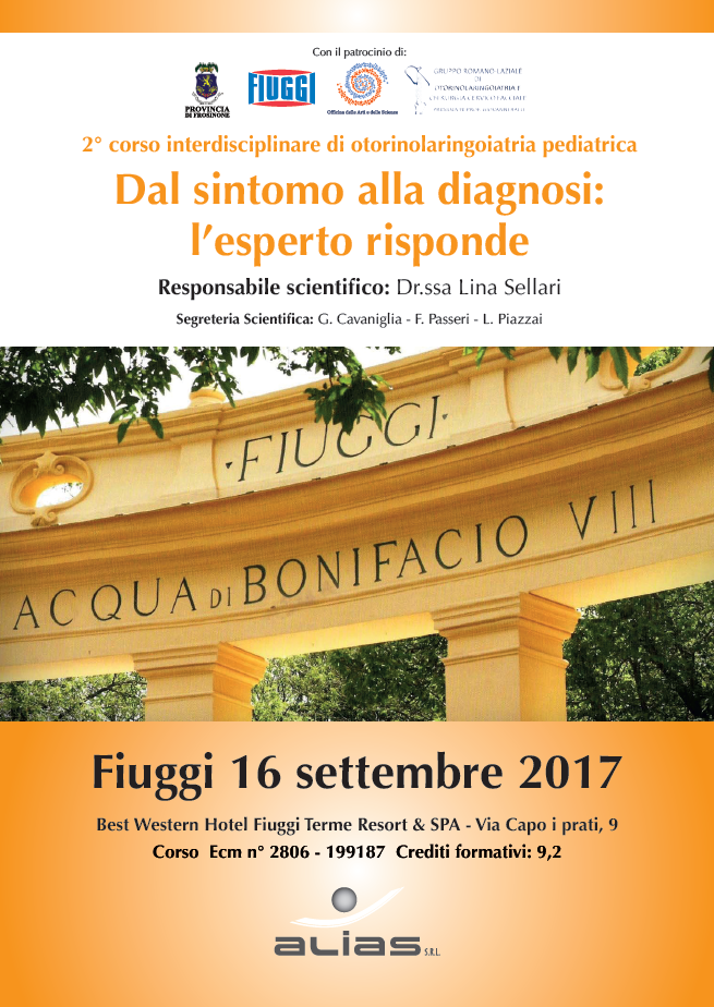 II CORSO INTERDISCIPLINARE DI OTORINOLARINGOIATRIA PEDIATRICA